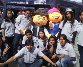 Miembros del Núcleo de Apoyo Contable y Fiscal de la Universidad Pública de El Alto (Bolivia)